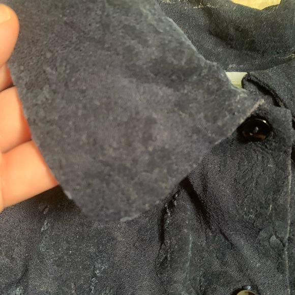 Vintage 90’s Floral Burnout Crop Top - Picture 4 of 4